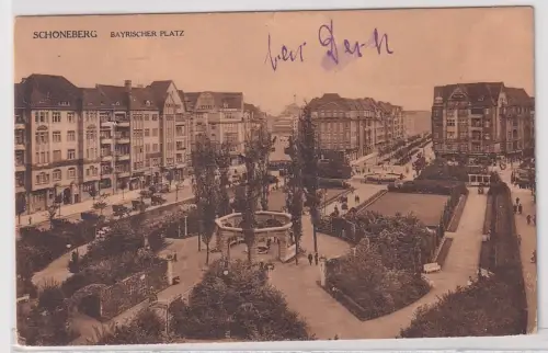 34371 Ak Schöneberg Bayrischer Platz 1917