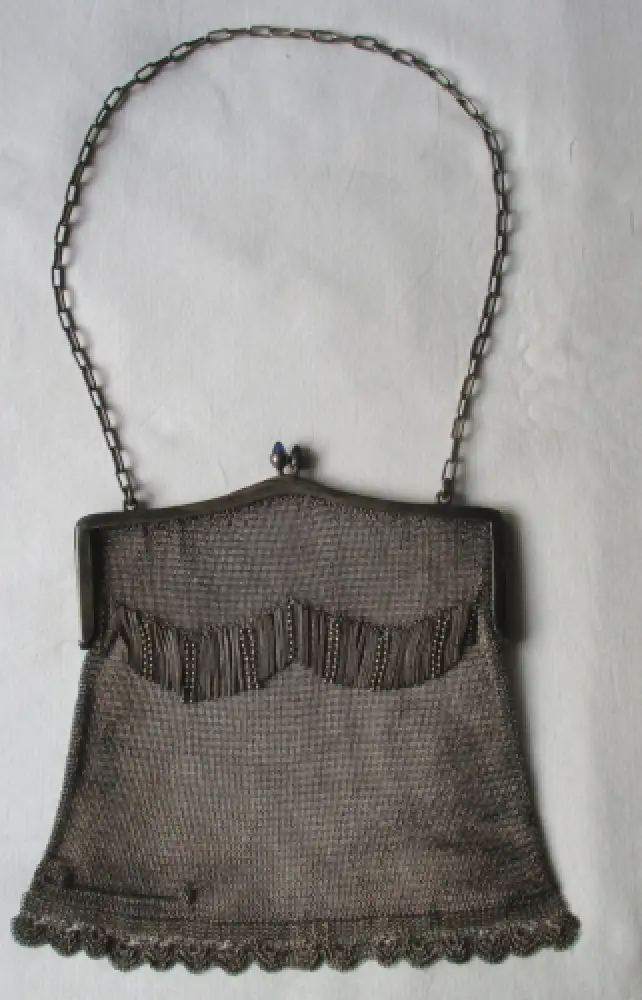 traumhafte Operntasche 800er Silber um 1910 (134484) 0