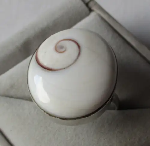 moderner Damenring 925er Silber mit großem weißen Stein? (134520)