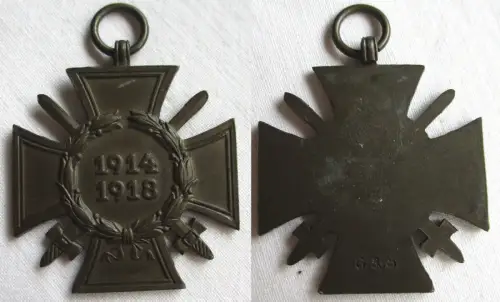 Ehrenkreuz für Frontkämpfer 1914-1918 Hersteller G&S Glaser & Sohn (171893)