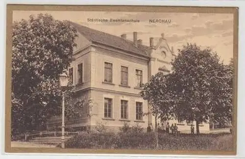 52362 Ak Nerchau Städtische Beamtenschule um 1930