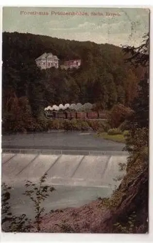 54131 Ak Forsthaus Prinzenhöhle im sächsischen Erzgebirge 1908