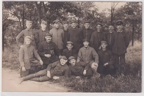03975 Foto Ak gefangene deutsche Soldaten 1. Weltkrieg