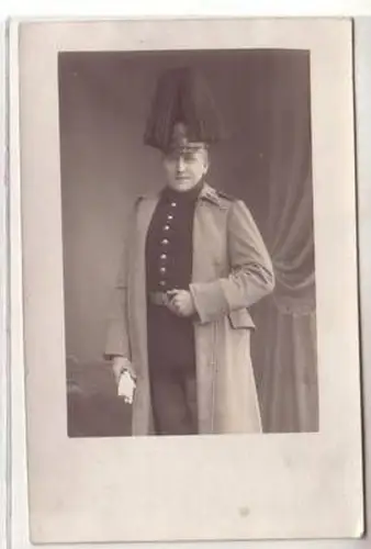 56259 Foto Ak Riesa Soldat Pionier Batl.22 um 1915