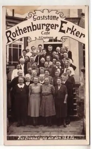 39408 Foto Gaststätte Rothenburger Erker 1952