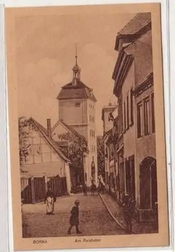 52839 Ak Borna am Reichstor um 1930
