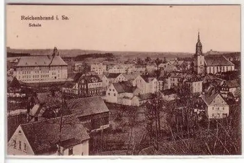 44514 Ak Reichenbrand in Sachsen Schule um 1920