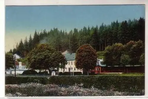 57001 Ak Rautenkranz Gasthof und Pension Frischhütte 1915