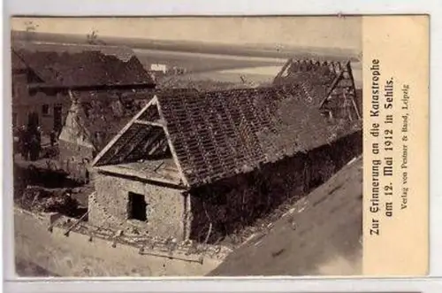 44441 Ak Erinnerung an die Katastrophe in Sehlis 1912