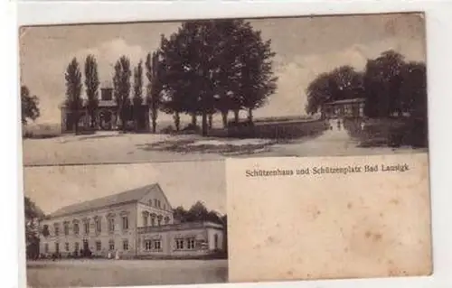 30997 Ak Bad Lausick Schützenhaus und Schützenplatz 1913