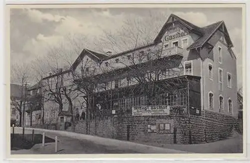 45996 Ak Rathewalde Mittags Gasthof um 1940