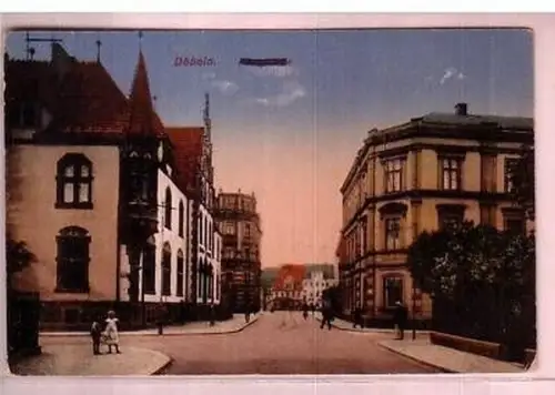 42609 Ak Döbeln in Sachsen Straßenansicht um 1910