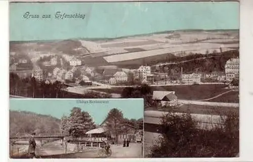 43106 Ak Gruß aus Erfenschlag Restaurant 1906