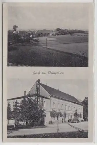 52377 Ak Gruß aus Kleinpelsen Gasthof zu den drei Rosen um 1940