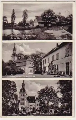 44714 Mehrbild Ak Thammenhain über Wurzen 1937