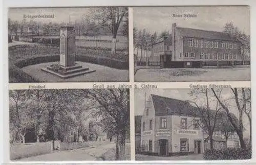 49946 Mehrbild Ak Gruß aus Jahna bei Ostrau 1935