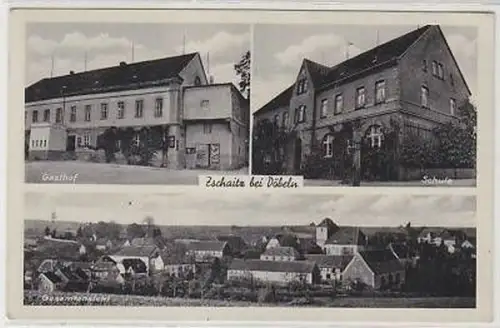 43907 Mehrbild Ak Zschaitz bei Döbeln Gasthof usw. 1940