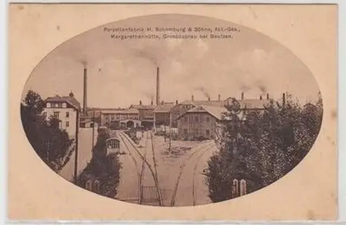 56313 Ak Großdubrau bei Bautzen Margaretenhütte 1918
