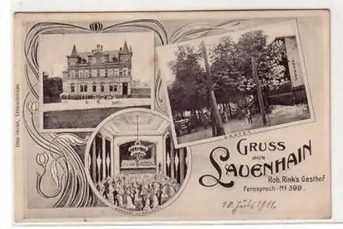 42724 Mehrbild Ak Gruss aus Lauenhain Gasthof 1911
