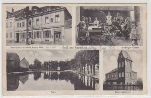 49967 Mehrbild Ak Gruß aus Knauthain Gasthof usw. 1931