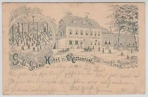 42605 Ak Gruß aus Grüna Hotel und Restaurant 1898