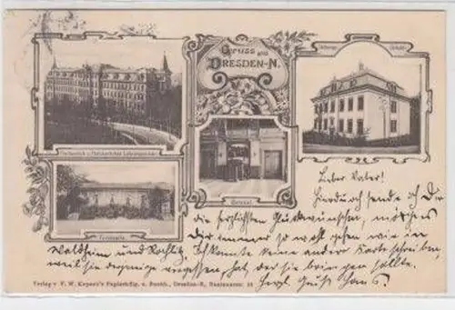 49444 Mehrbild Ak Gruß aus Dresden N. 1904