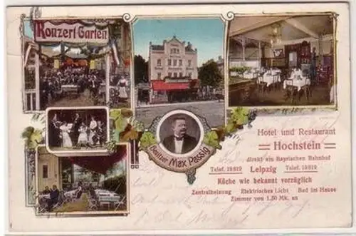 55617 Feldpost Ak Leipzig Hotel und Restaurant Hochstein 1916