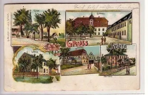 44060 Ak Lithographie Gruss aus Syhra 1910