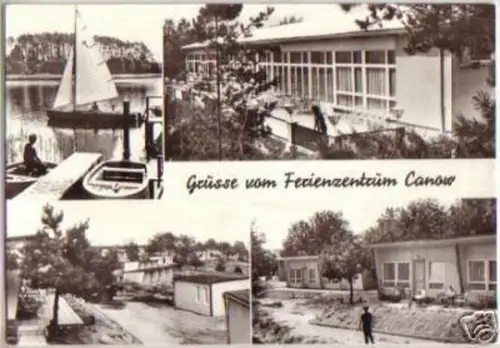 11883 Mehrbild Ak Grüsse vom Ferienzentrum Canow 1978