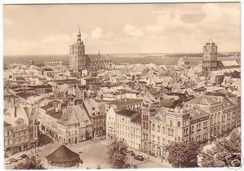 11800 Ak Stralsund Blick auf die Altstadt 1970