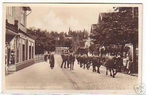 04150 Ak Hahnenklee Oberharz Hauptstrasse 1931