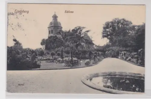 907665 Ak Eisenberg - Schloss und Schlossgarten 1912