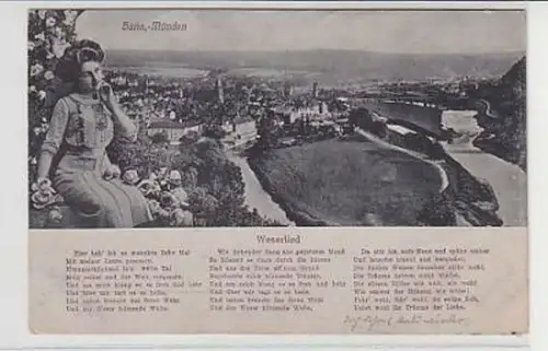 37740 Lied-Ak Hann.-Münden Weserlied 1918