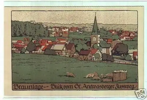 32316 Ak Braunlage St. Andreasberger Fussweg um 1920