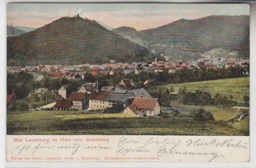 71522 Soldaten Ak Bad Lauterberg im Harz vom Butterberg, 1912
