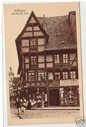 31761 Ak Göttingen Quentin´sche Ecke um 1924