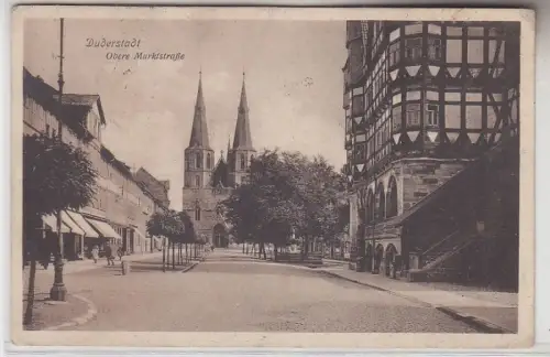 70164 Feldpost Ak Duderstadt obere Marktstrasse 1916