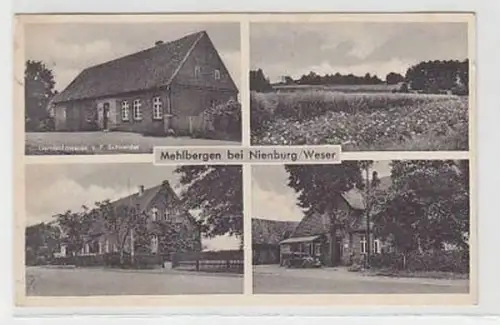30245 Mehrbild Ak Mehlbergen bei Nienburg Weser 1957