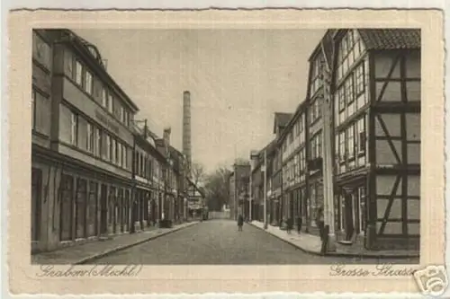 06065 Ak Grabow Mecklenburg Grosse Strasse 1944