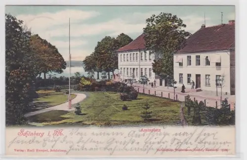 94478 AK Schönberg in Mecklenburg - Amtsplatz 1903