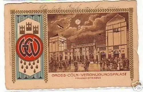 06532 Ak Gross-Cöln-Vergnügungspalast Friesenstraße1913
