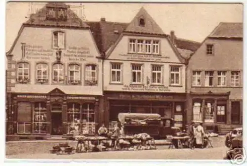 08382 Ak St. Wendel Häuser am Domplatz um 1930