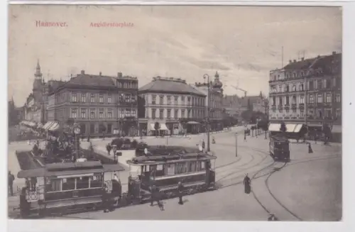 93614 Ak Hannover Aegidientorplatz mit Strassenbahn 1911