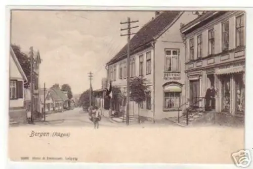 18955 Ak Bergen Hotel Prinz von Preussen um 1910