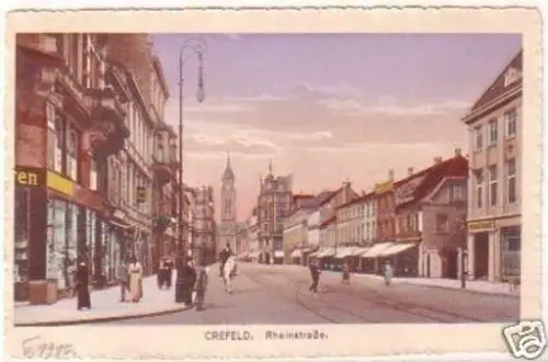 26980 Ak Crefeld Rheinstraße 1917