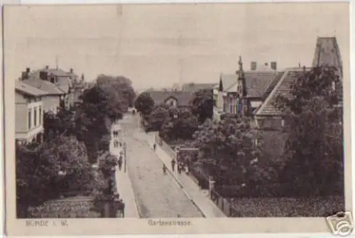 15489 Ak Bünde in Westfalen Gartenstraße 1915