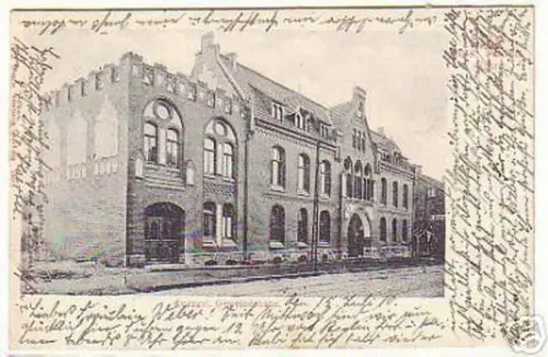 10765 Ak Gruß aus Witten Ruhr evang. Gemeindehaus 1910