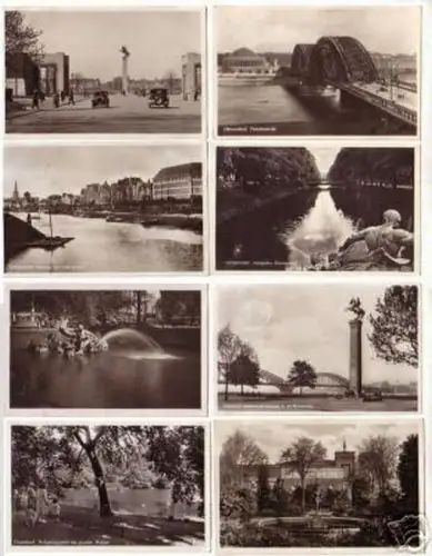 03454/10 Ak Düsseldorf Ulanendenkmal usw. um 1930