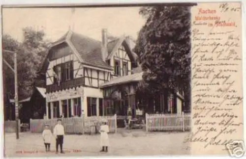 15514 Ak Aachen Waldschenke im Stadtwald 1905