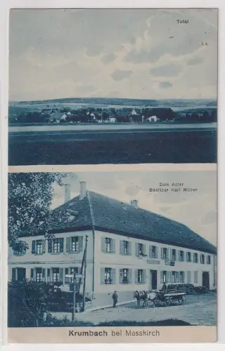 905288 Mehrbild Ak Krumbach bei Messkirch Gasthof zum Adler 1920